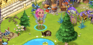 My avatar on Castleville. Is it just me or is she looking a little bitter?